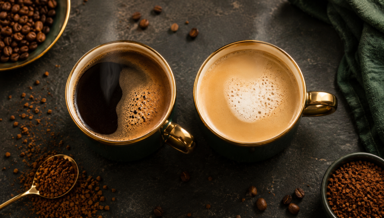 مقارنة بين قهوة الجولد و3 في 1
